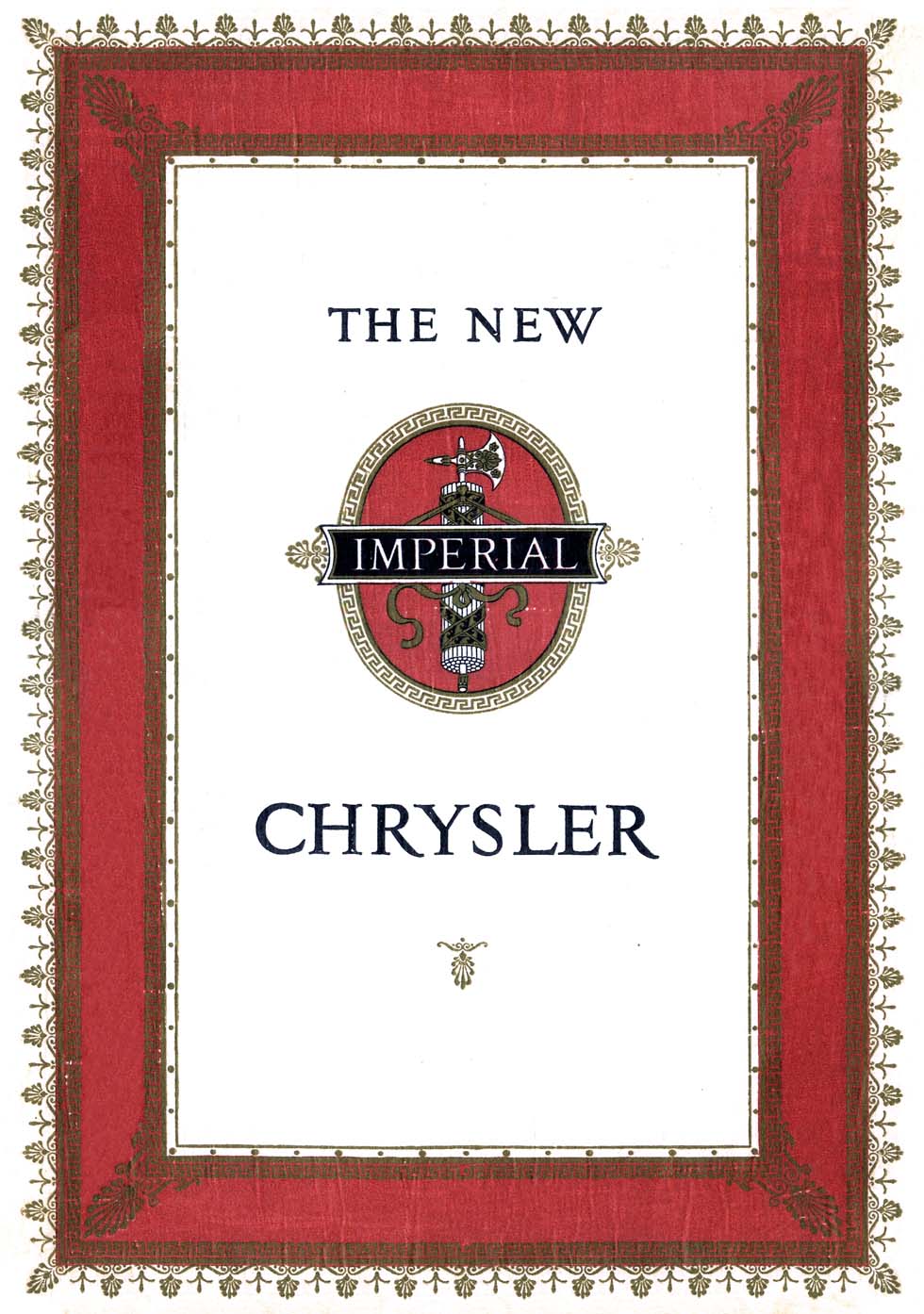 1926 Chrysler Imperial Brochure
